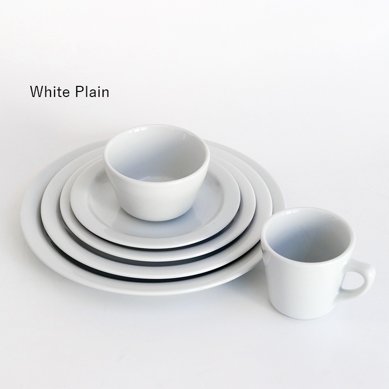 Tuxton タクストン｜White Plain Bread Plate 16.5cm