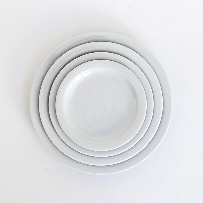 Tuxton タクストン｜White Plain Bread Plate 16.5cm