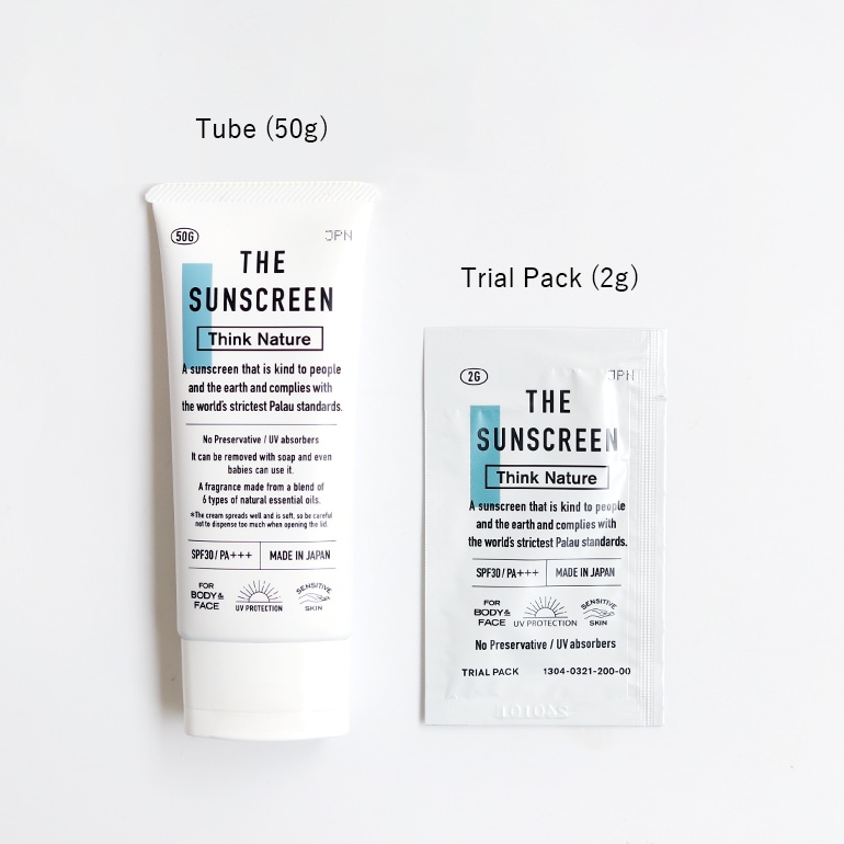THE ザ｜THE SUNSCREEN [Think Nature] チューブ