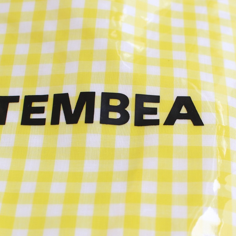 TEMBEA テンベア｜3HANDLE TOTE　GINGHAM YELLOW