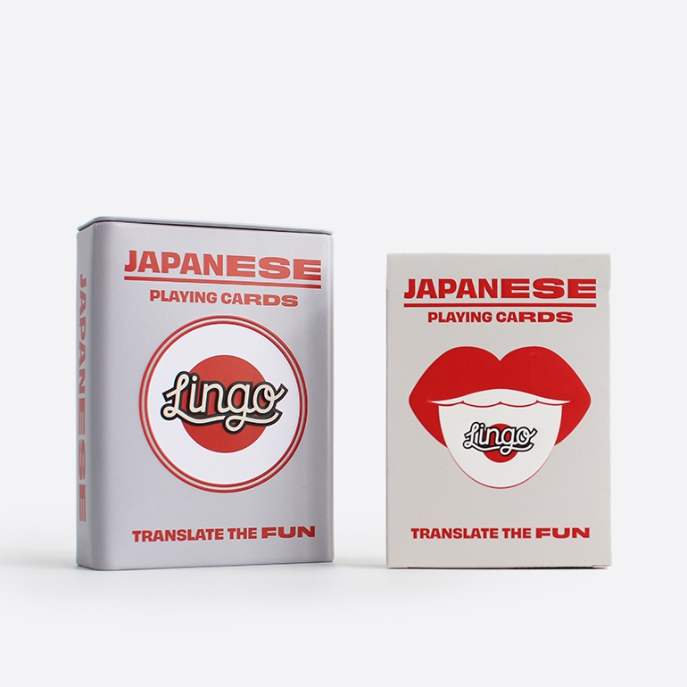 【取扱い終了/セール】Lingo リンゴ｜Lingo Playing Cards　Japanese wayfarer tin トランプ