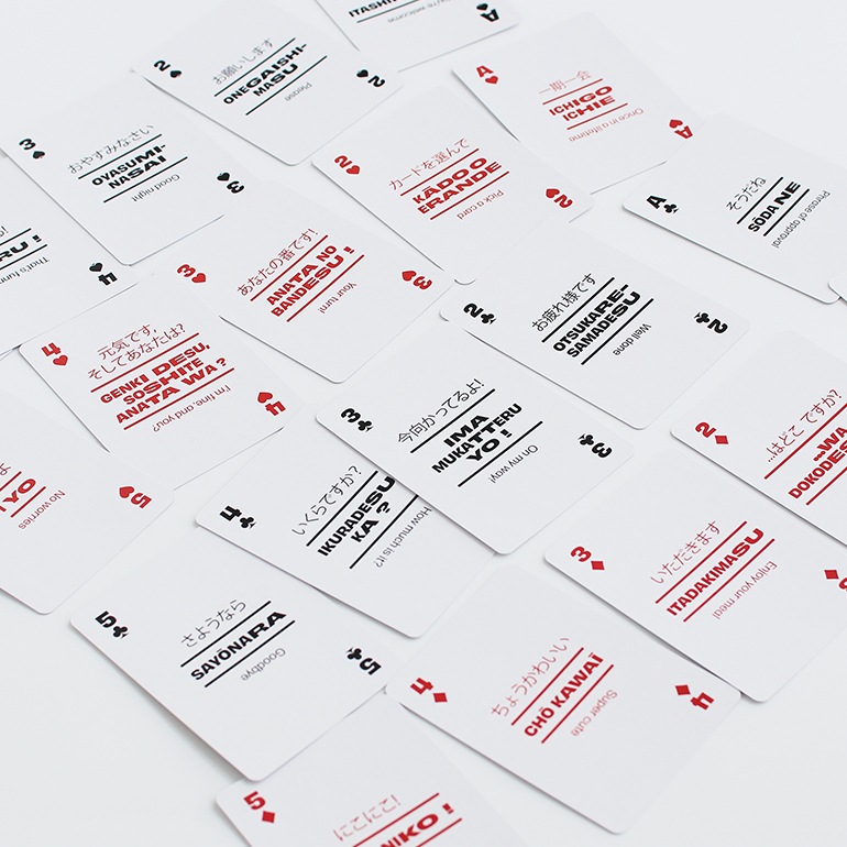【取扱い終了/セール】Lingo リンゴ｜Lingo Playing Cards　Japanese wayfarer tin トランプ