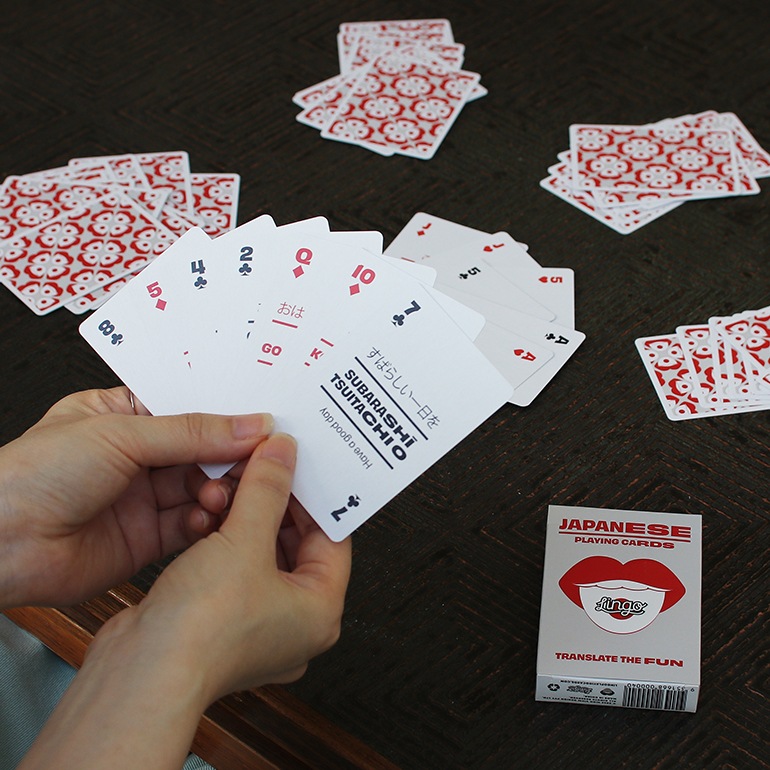 【取扱い終了/セール】Lingo リンゴ｜Lingo Playing Cards　Japanese wayfarer tin トランプ