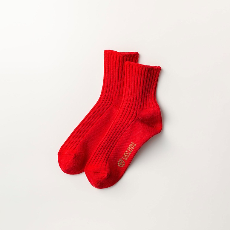 LUCKY SOCKS ラッキーソックス｜スムースアンクルソックス　パープル