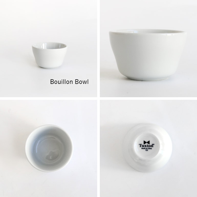 Tuxton タクストン｜White Plain Bouillon Bowl