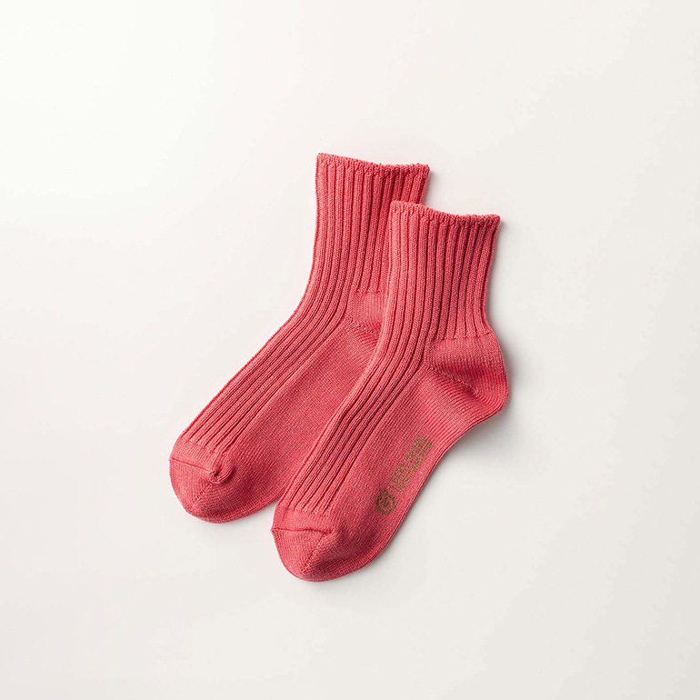 LUCKY SOCKS ラッキーソックス｜スムースアンクルソックス　ピンク