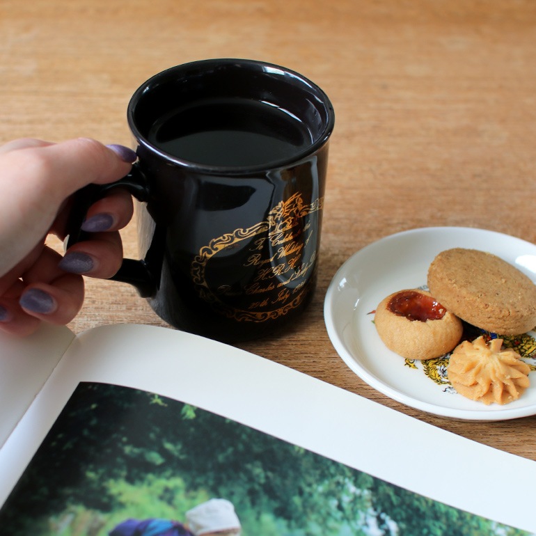 VINTAGE｜Princess Diana＆Prince Charles Royal Wedding MUG【BLACK】