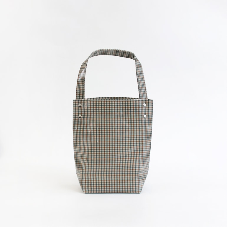 TEMBEA テンベア｜BAGUETTE TOTE MINI CHECK BEIGE/BLUE 通販｜DUPON35