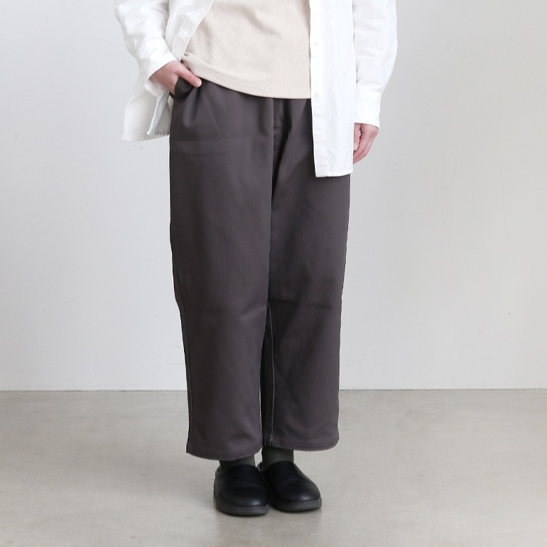 VOIRY ヴォイリー｜SUNDAY PANTS-PIQUE IVORY