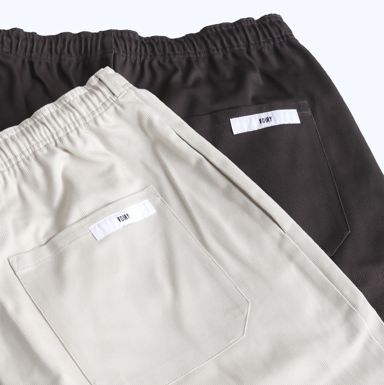 VOIRY ヴォイリー｜SUNDAY PANTS-PIQUE IVORY