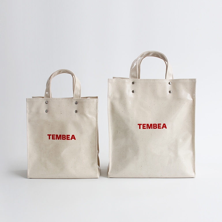 TEMBEA PEPAR TOTE MEDIUM キナリ TEMBEA｜PAPER TOTE MEDIUM DENIM/トートバッグ A4 - CDC