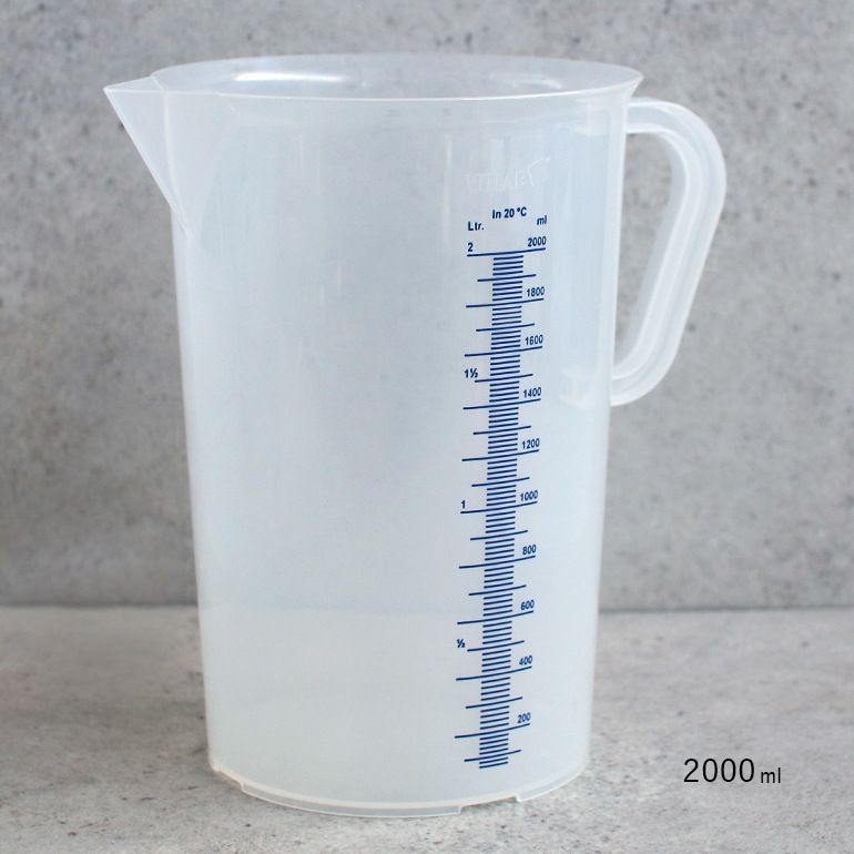 VITLAB ビットラボ｜メジャーカップ(取っ手付き) 2000ml
