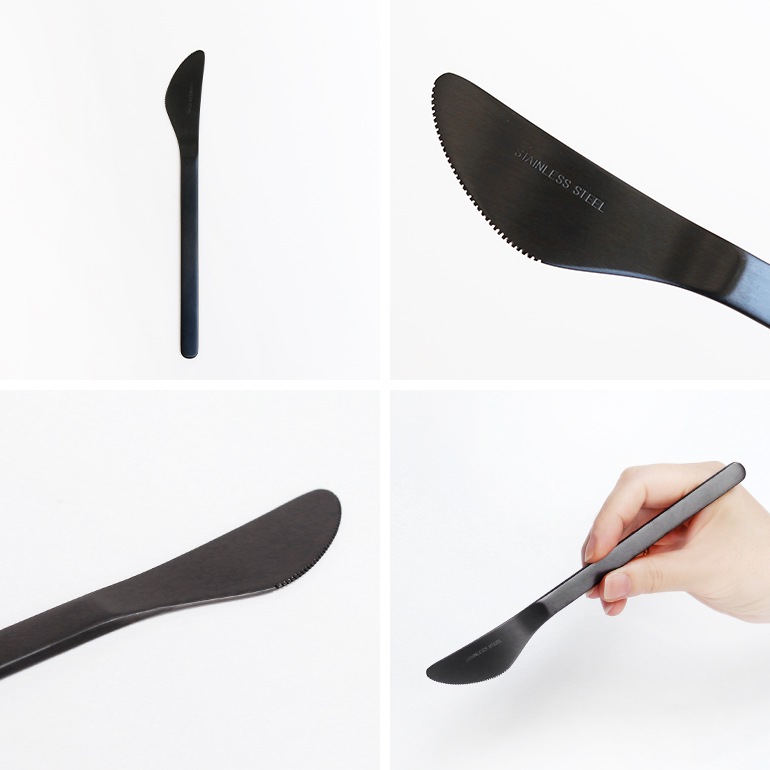 SALUS セイラス｜機内食カトラリー ブラック　ナイフ