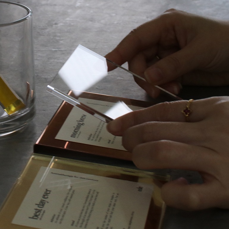 SyuRo シュロ｜プライスホルダー(L/銅)