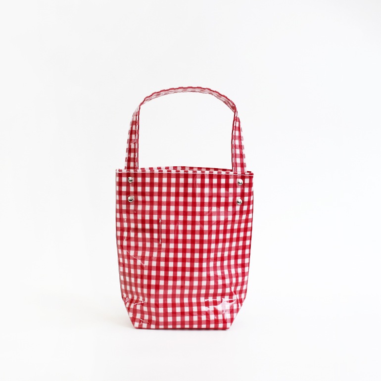 TEMBEA テンベア｜BAGUETTE TOTE MINI　GINGHAM RED