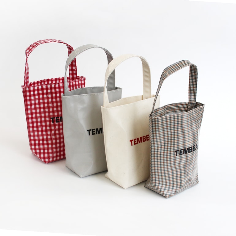 TEMBEA テンベア｜BAGUETTE TOTE MINI　GINGHAM RED