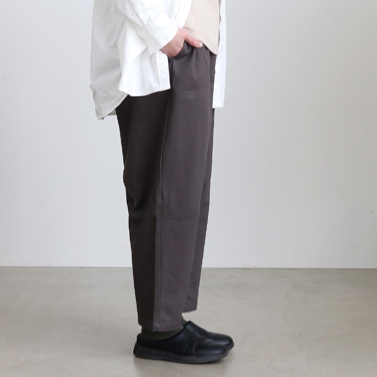 VOIRY ヴォイリー｜SUNDAY PANTS-PIQUE C-GRAY