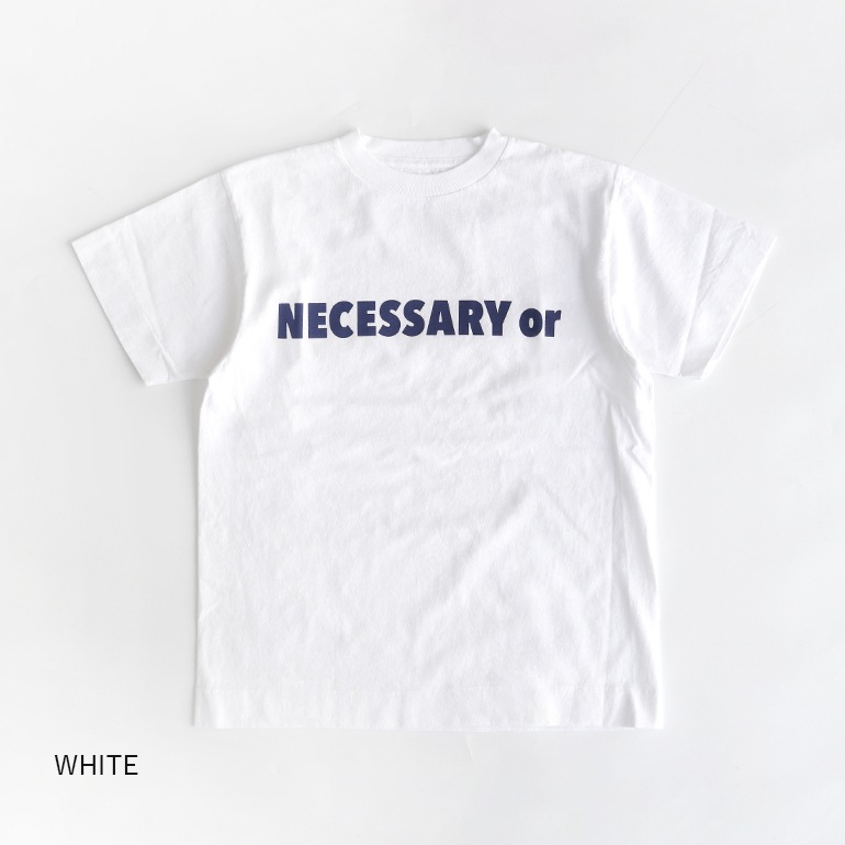 NECESSARY or UNNECESSARY ネセサリーオアアンネセサリー necessary or unnecessary ネセサリー オア アンネセサリー｜NOUN T