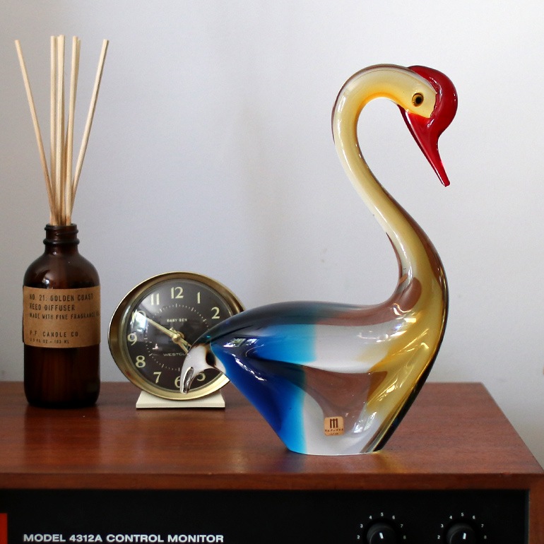 VINTAGE｜MULTI GLASS ガラスオブジェ【ツル】 通販｜DUPON35