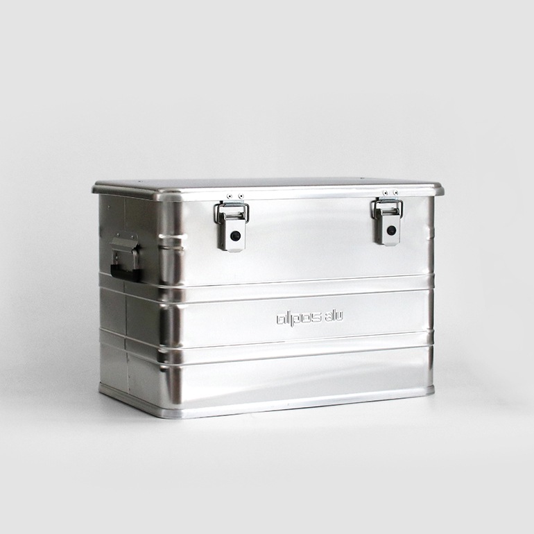ALPOS アルポス｜ALUMINUM CONTAINER WITH LID (Silver) M 73L