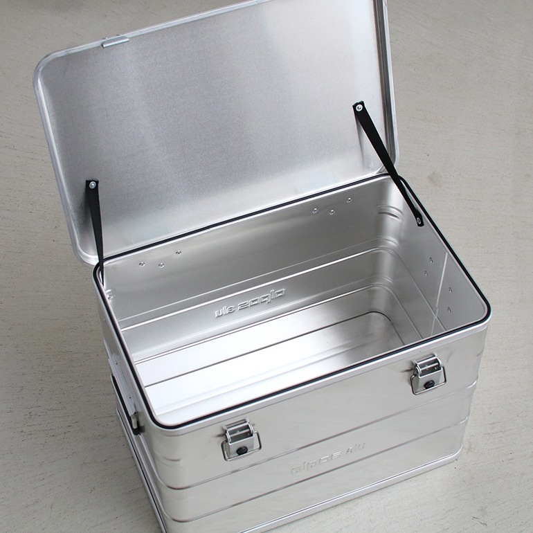 ALPOS アルポス｜ALUMINUM CONTAINER WITH LID (Silver) M 73L