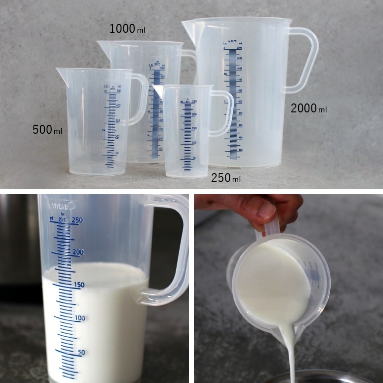 VITLAB ビットラボ｜メジャーカップ(取っ手付き) 1000ml