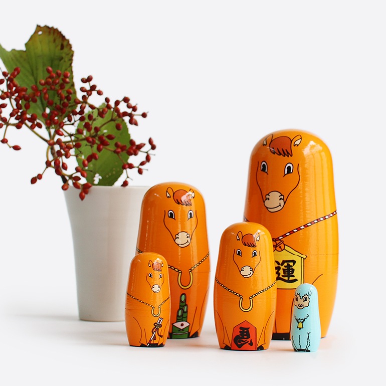季節商品】DETAIL ディテール｜Happy New Horse マトリョーシカ
