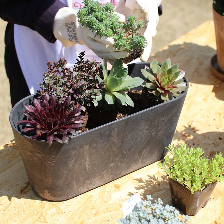 amabro アマブロ｜ART STONE CONTAINER ROUND(M)