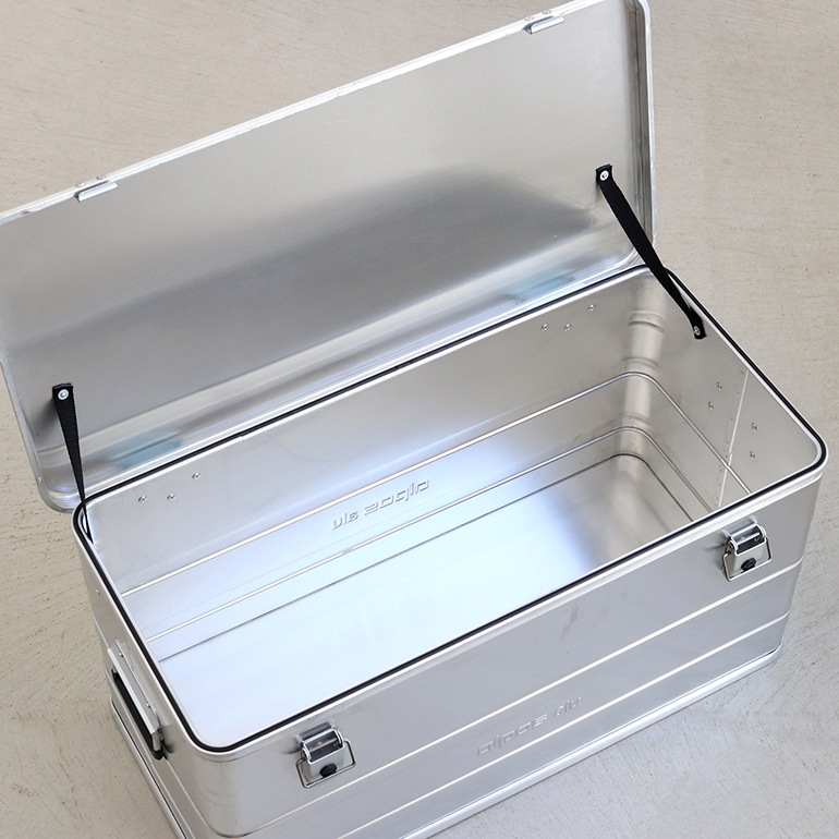 ALPOS アルポス｜ALUMINUM CONTAINER WITH LID (Silver) L 92L