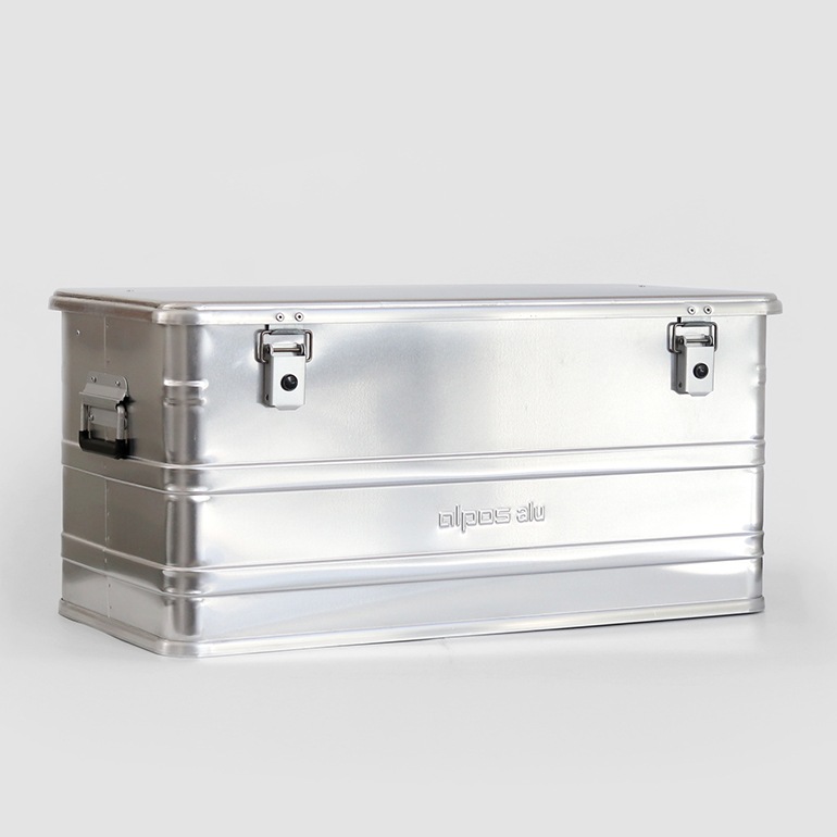 ALPOS アルポス｜ALUMINUM CONTAINER WITH LID (Silver) L 92L