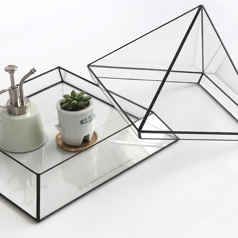 PUEBCO プエブコ｜STAINED GLASS PLANT DISPLAY