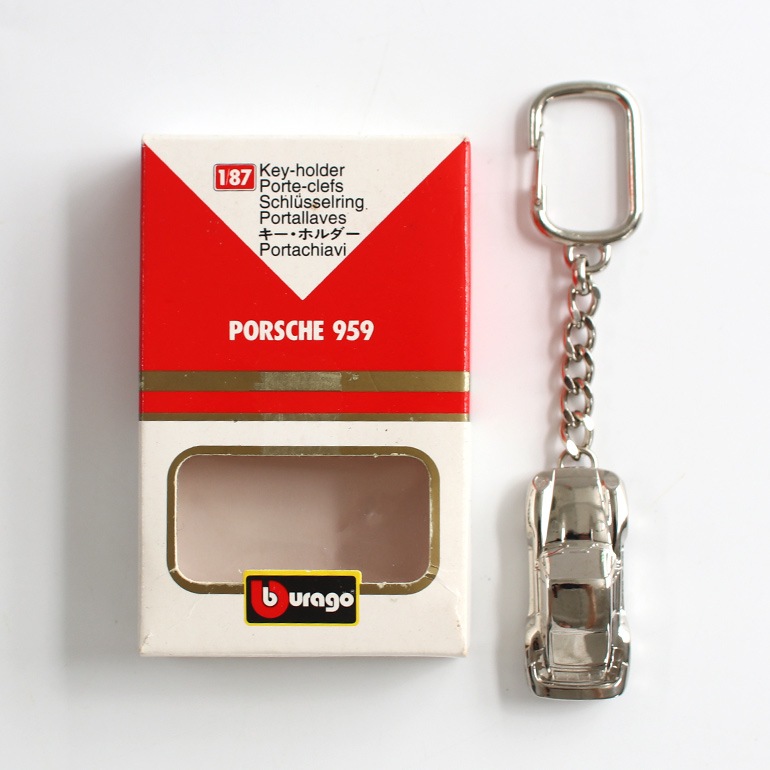 VINTAGE｜Bburago ブラ―ゴ キーホルダー【PORSCHE 959】