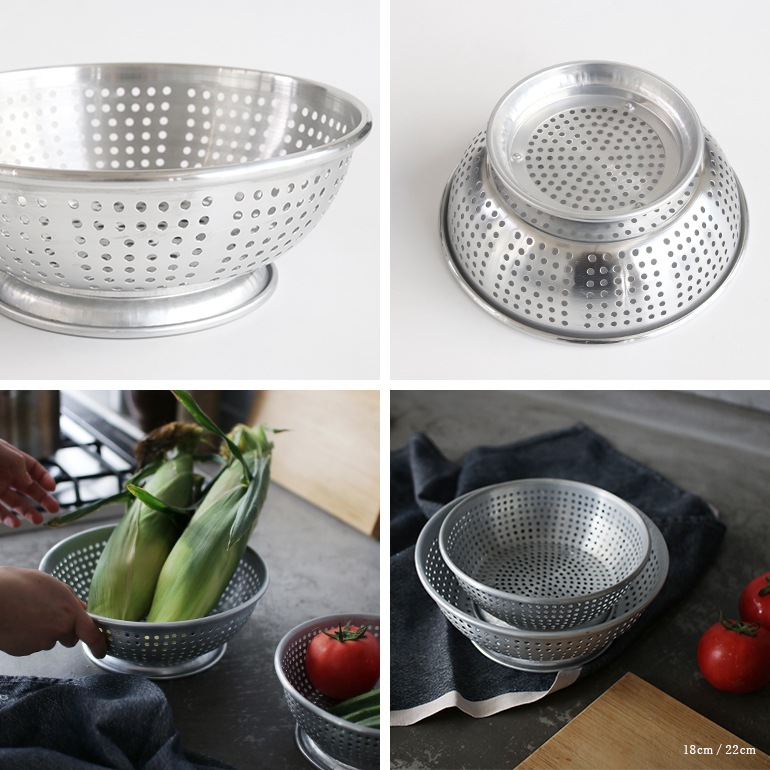 松野屋 まつのや｜アルマイトざる 22cm