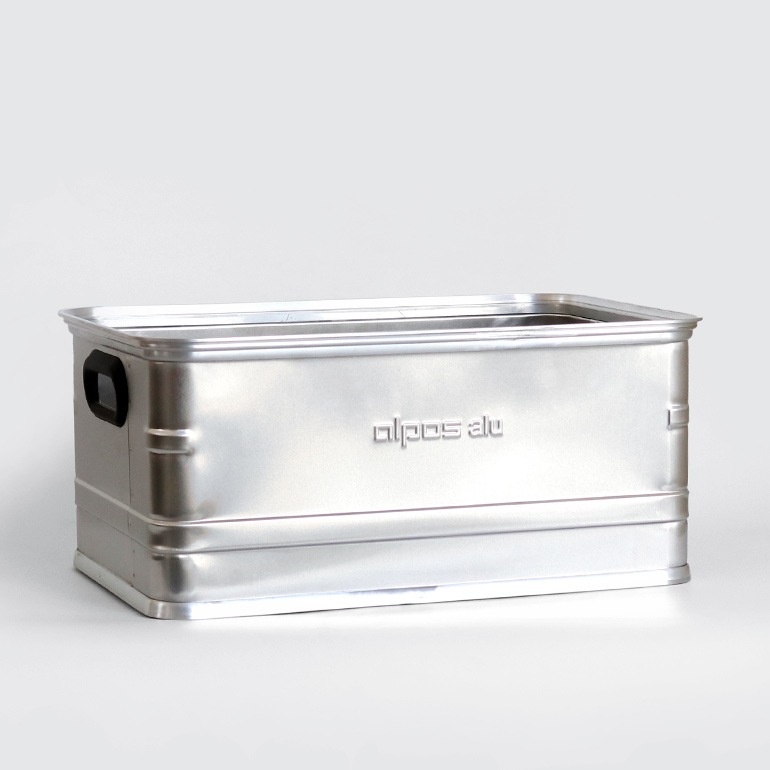 ALPOS アルポス｜ALUMINUM CONTAINER OPEN TOP (Silver) M 46L