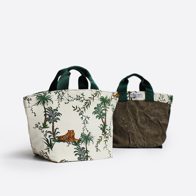 PUEBCO プエブコ｜VINTAGE TENT FABRIC W/PRINTED PATTERN BAG