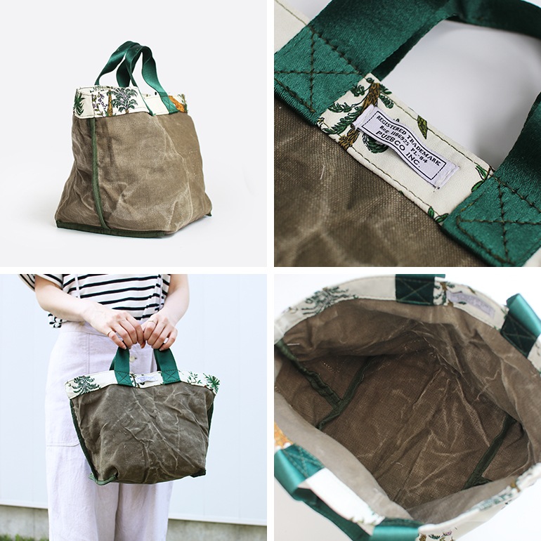 PUEBCO プエブコ｜VINTAGE TENT FABRIC W/PRINTED PATTERN BAG
