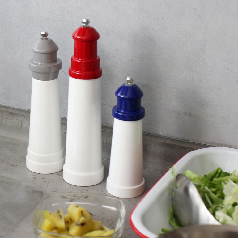 PUEBCO プエブコ｜Lighthouse Shaped Salt & Pepper Mill / 6”Blue