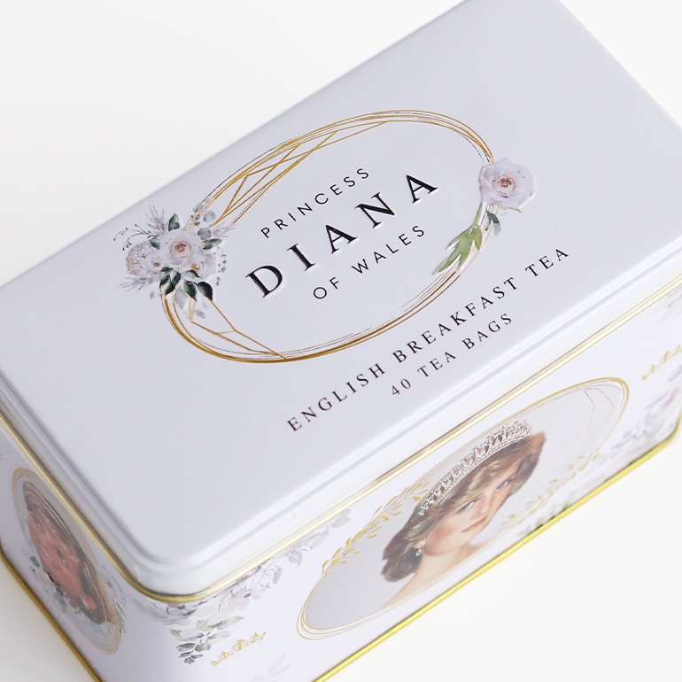 NEW ENGLISH TEA ニューイングリッシュティ｜ロイヤルプリンセス ダイアナ　イングリッシュブレックファースト ティー缶(40pcs)