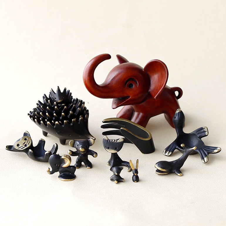 VINTAGE｜Walter Bosse Achatit Schirmer Elephant