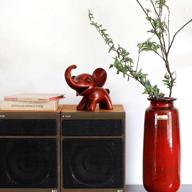 VINTAGE｜Walter Bosse Achatit Schirmer Elephant