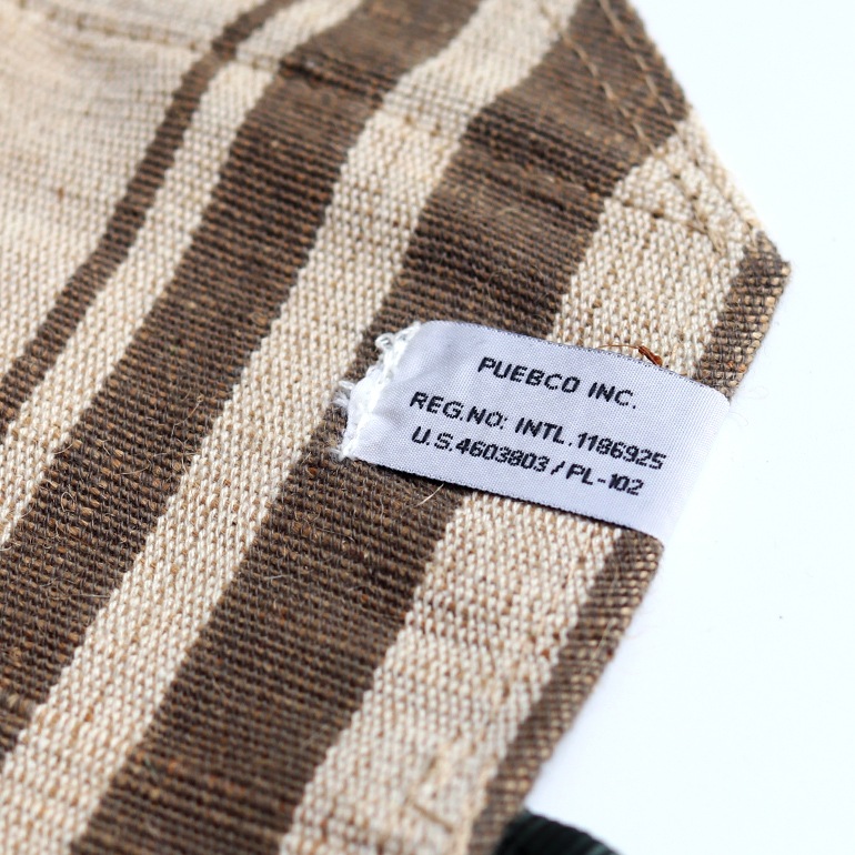 【取扱い終了/セール】PUEBCO プエブコ｜COTTON JUTE STRIPE APRON