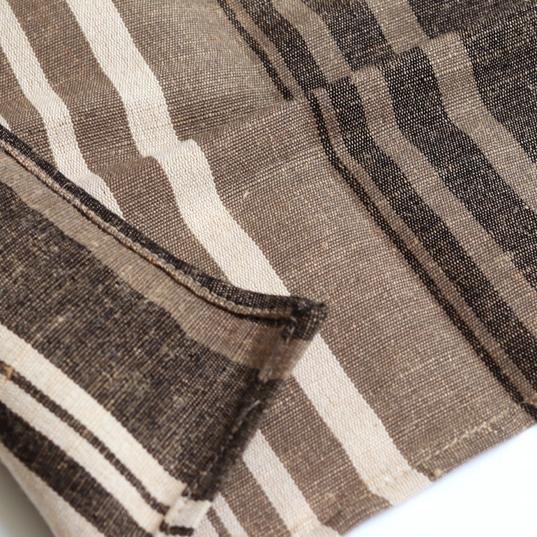 【取扱い終了/セール】PUEBCO プエブコ｜COTTON JUTE STRIPE APRON