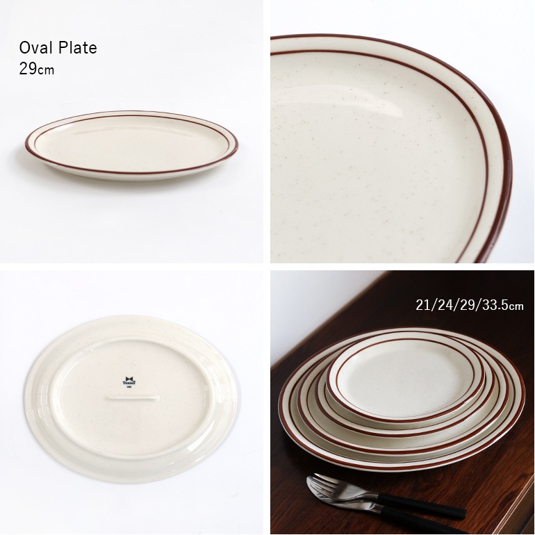 Tuxton タクストン｜Bahamas Oval Plate 29cm