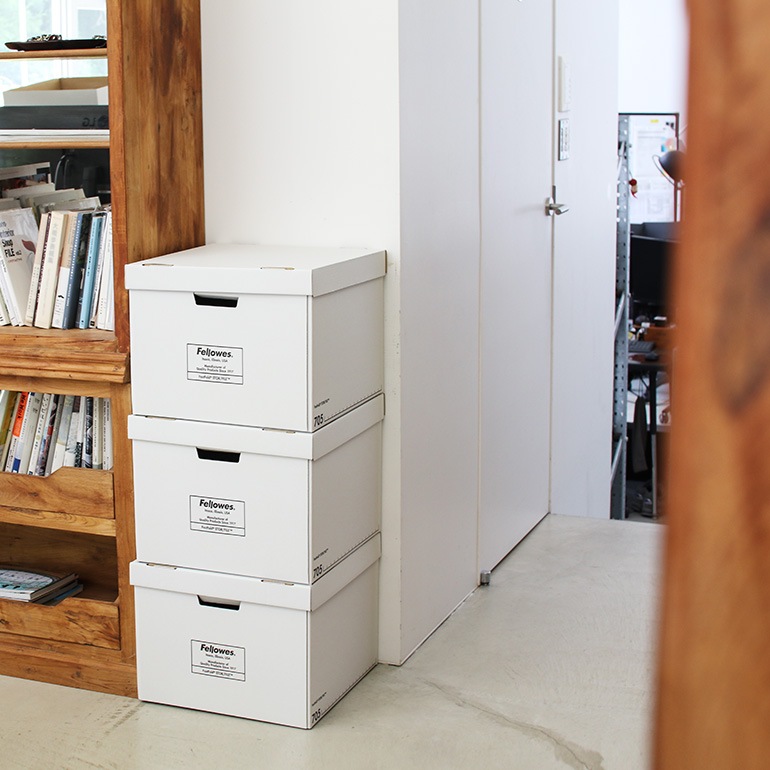 Fellowes フェローズ｜BANKERS BOX 705ボックス 3個1パック（ブラック）