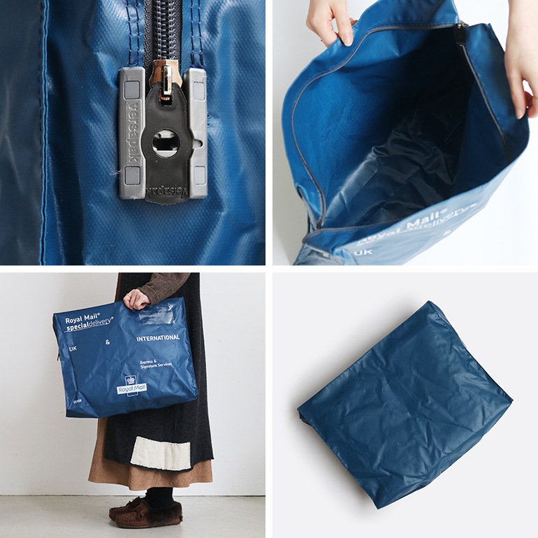 デッドストック イギリス ROYAL MAIL スペシャルデリバリー バッグ ブルー