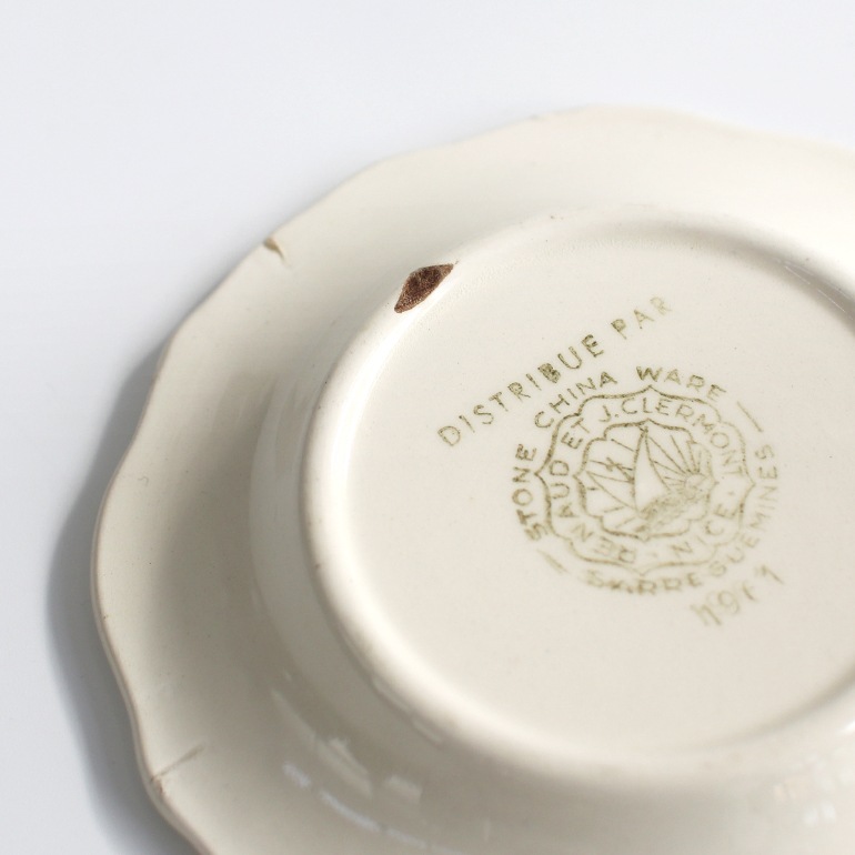 VINTAGE｜フランスのアッシュトレイ Restaurant - La Maison des Tetes Colmar