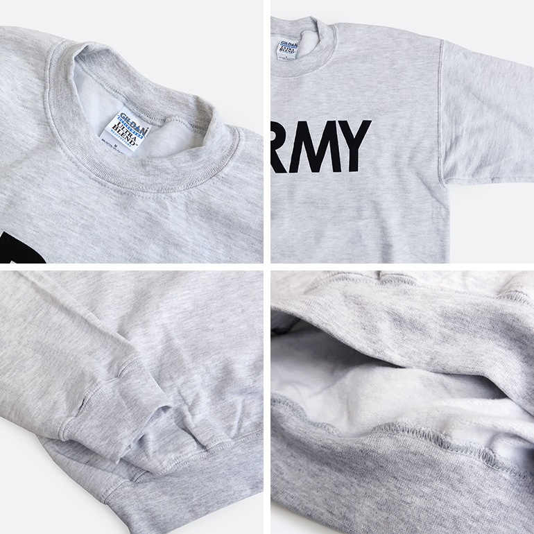U.S. ARMY スウェットシャツ グレー GILDAN