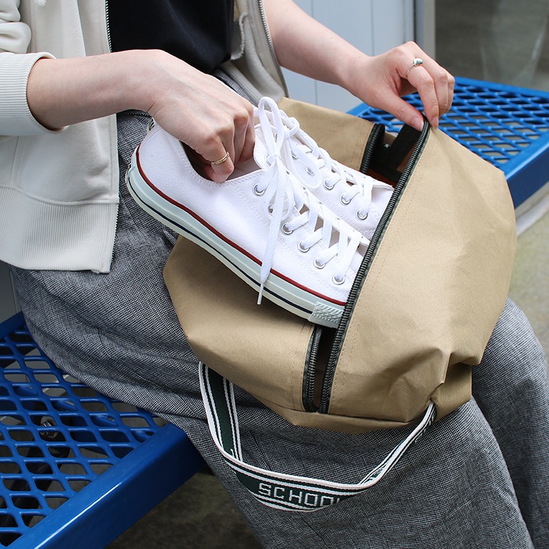 PUEBCO プエブコ｜RUBBERIZED FABRIC CLUBHOUSE SHOE BAG ラバライズド ファブリック クラブハウス シューズ バッグ