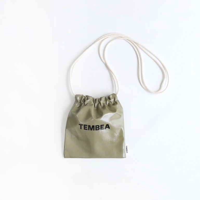 TEMBEA テンベア｜巾着 POCHETTE (PVC)　LT-OLIVE