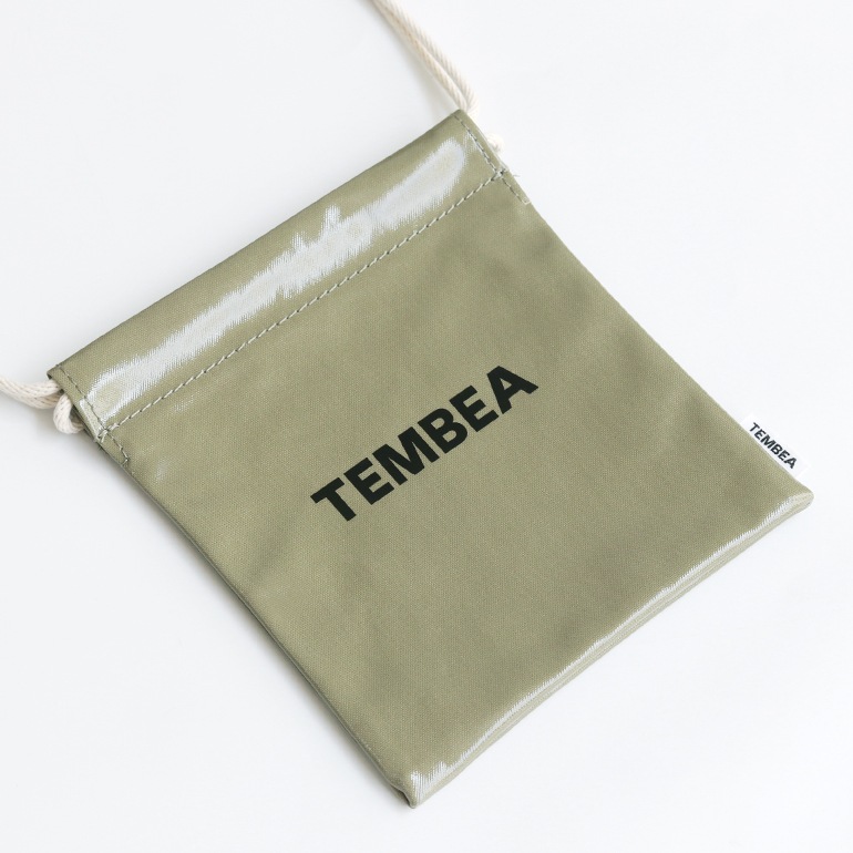TEMBEA テンベア｜巾着 POCHETTE (PVC)　LT-OLIVE